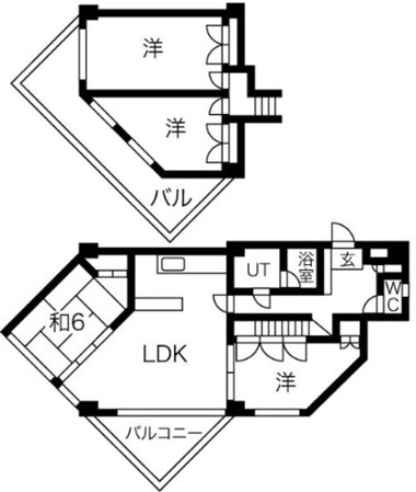 ガルボ大宮宮町の物件間取画像